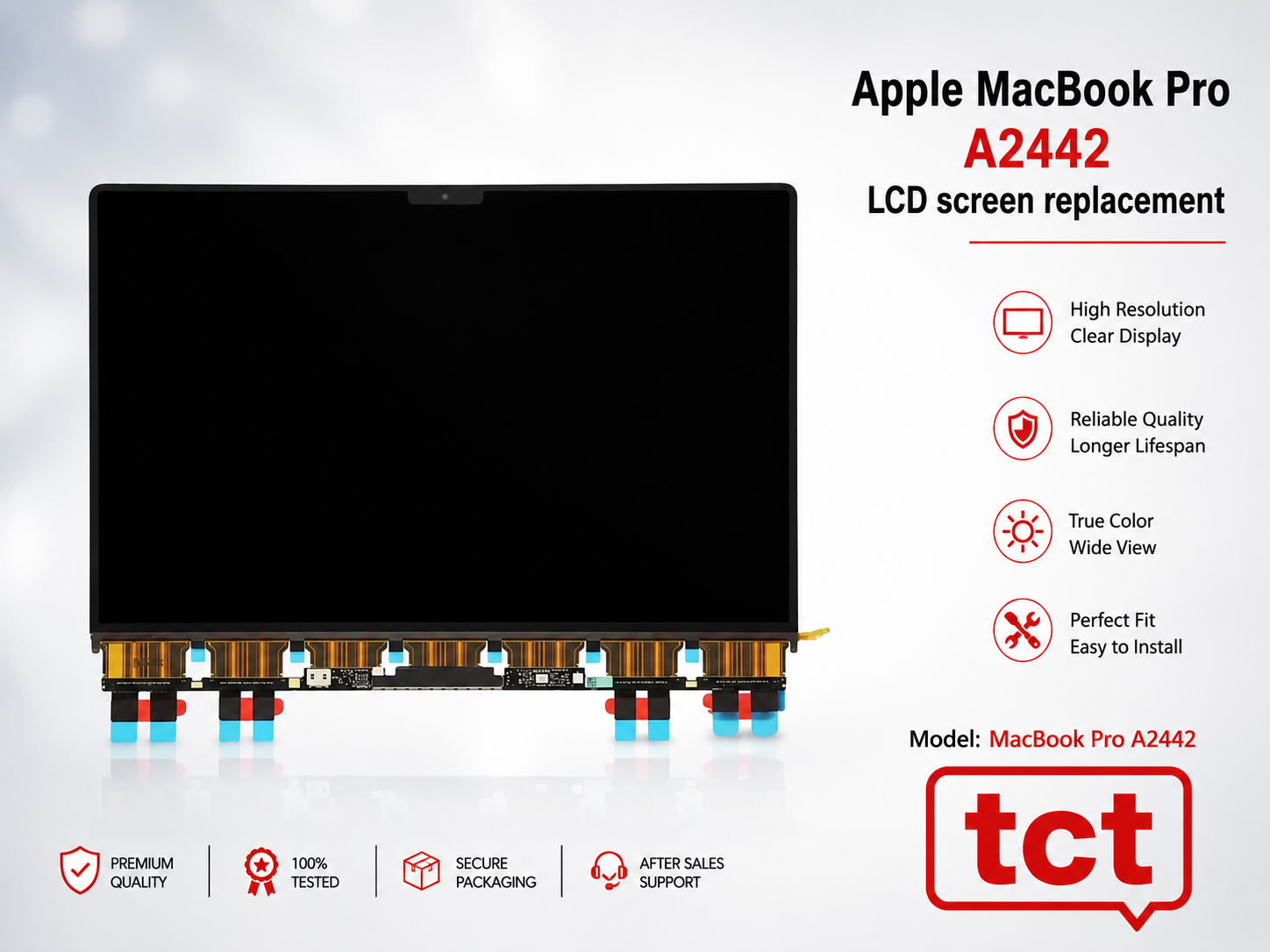 MACBOOK PRO A2442, M1 LCD 14 INCH 2021 LCD SCREEN (OEM)
