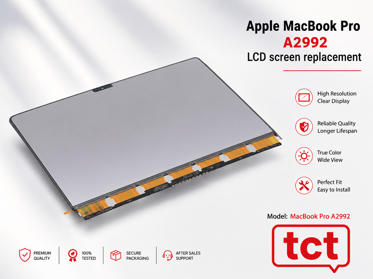 MACBOOK PRO A2992 M3 LCD 16 INCH 2023 LCD SCREEN REPLACEMENT (OEM)