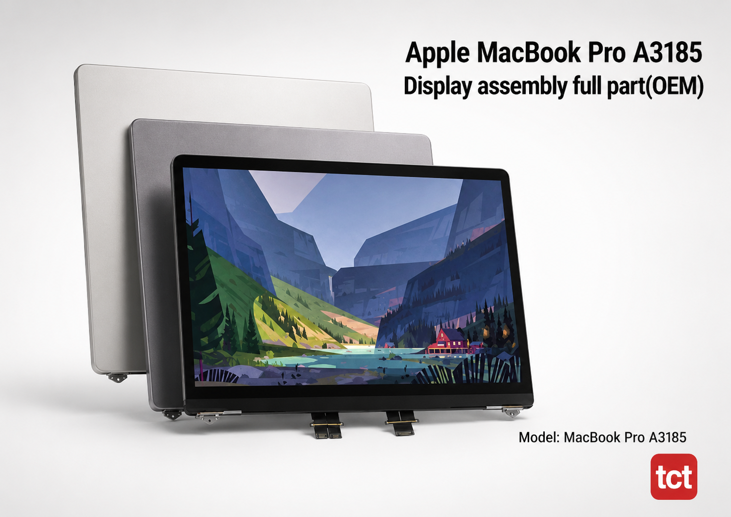 MACBOOK PRO A3185 M4 FULL ASSEMBLY LCD 14 INCH 2024