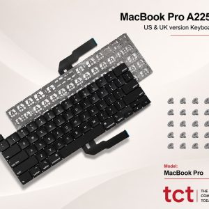 MACBOOK PRO A2251, Keyboard US/UK VERSION YEAR 2018-2020 (A GRADE)