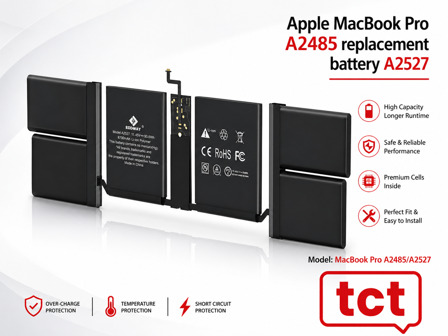 MACBOOK PRO A2485 BATTERY A2527 YEAR 2021 (A GRADE)